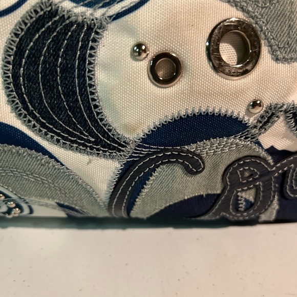 Coach Poppy Blue Pop C Glam Shoulder Bag Pocket Tote 15375M Rare Limited Edition - Picture 6 of 8